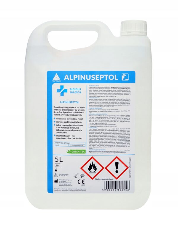 Alpinuseptol Green Tea ,  Neutralny 5L