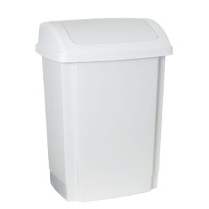 Kosz 25L Swing Srebrny Plast Team