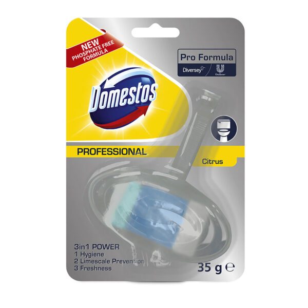 Domestos Pro Formula Rim Blocks 3in1 Power Citrus, Ocean