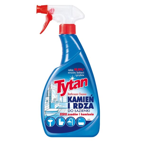 Płyn do czyszczenia i dezynfekcji łazienki Tytan kamień i rdza spray 500 g