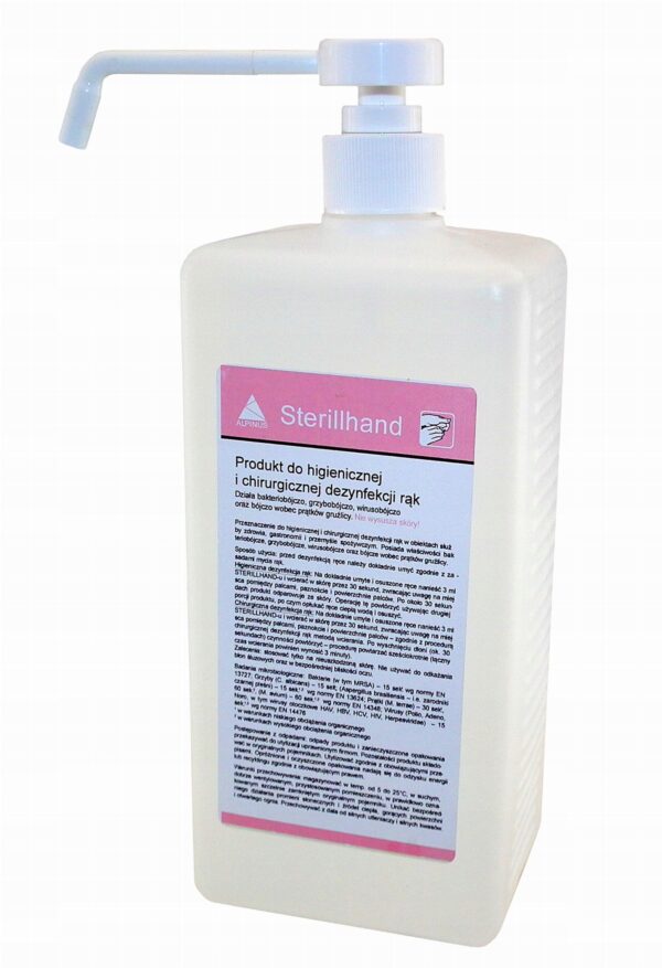 Sterillhand gel żel do higienicznej i chirurgicznej dezynfekcji rąk 1L, 5l