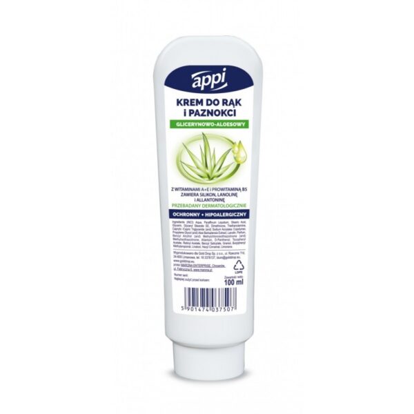 APPI glicerynowo-aloesowy krem do rąk 100ml
