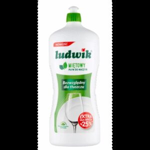 Ludwik Płyn do Mycia Naczyń Miętowy 900ml, 5l