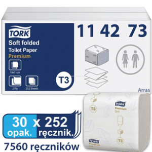 Tork Folded T3 papier toaletowy miękki w składce