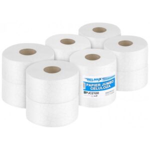 Papier toaletowy Jumbo Autocut 202 m celuloza 2 warstwy opak. 12 szt Lucart