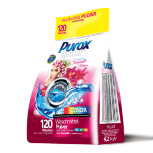 Perfumowany proszek do prania Purox Color, do Bieli 9,2 kg w folii