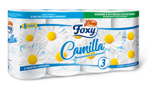 Papier toaletowy Foxy Camilla
Rumiankowa przyjemność