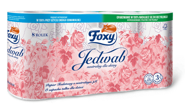 Papier toaletowy Foxy Jedwab 8,16 rolek