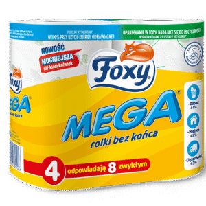 Papier toaletowy Foxy Mega
Rolki bez końca