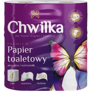 Chwilka papier toaletowy 3w 25m biały